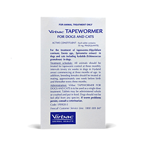 Virbac tapewormer for dogs and cats