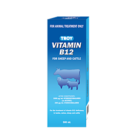 Troy Vitamin B12 injection for sheep and cattle 500mL