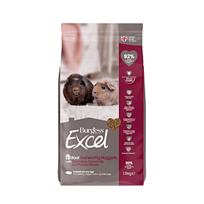 Burgess Excel Indoor Guinea Pig Nuggets 1.5kg Front