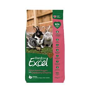 Burgess Excel Mature Rabbit Nuggets with Cranberry & Thyme 1.5kg Front