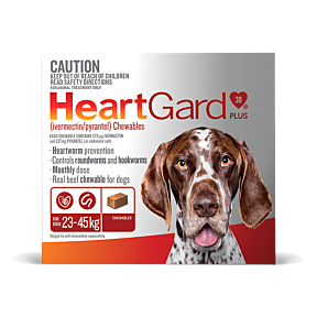 HeartGard Plus Dog Large 23-45kg Brown
