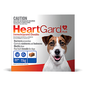 HeartGard Plus Dog Small Up To 11kg Blue