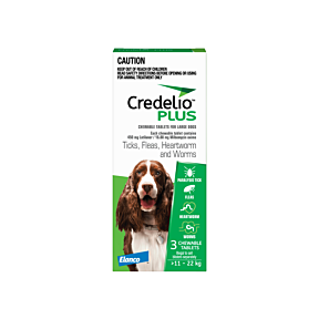 Credelio Plus Dog Large 11-22kg Green