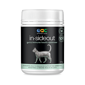EAC In-sideout Gut & Immune Health Optimiser for Cats 125g Short Expiry