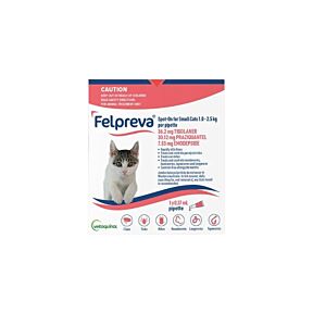 Felpreva Spot On Cat Small 1-2.5kg Pink 1 Pack