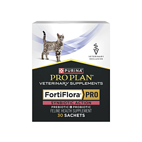 Pro Plan Veterinary Supplements FortiFlora Pro Synbiotic Action Cat 30 Sachets