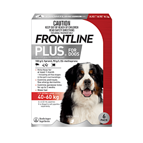 Frontline Plus Dog Extra Large 40-60kg Red