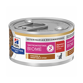 Hill's Prescription Diet Cat Gastro Biome Chicken & Vege 82g x 24 front