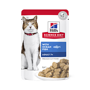 Hill's Science Diet Cat Adult 7+ Active Longevity Ocean Fish 12 x 85g front