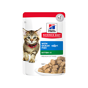 Hill's Science Diet Kitten with Ocean Fish 12 x 85g