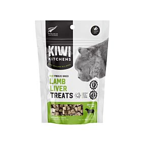 Kiwi Kitchens Raw Freeze Dried Lamb Liver Cat Treats 30g Front