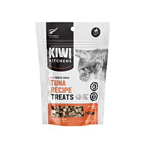 Kiwi Kitchens Raw Freeze Dried Tuna Recipe Cat Treats 30g Front