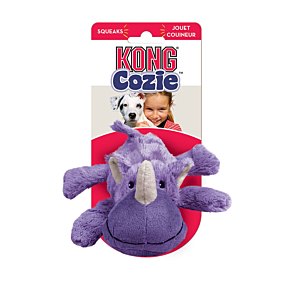 KONG Cozie Rosie Rhino Dog Toy NEW