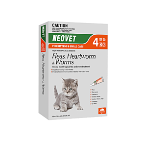 Neovet Kittens & Small Cat Up to 4kg Orange