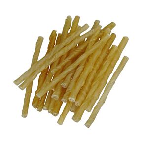 Rawhide Natural Twist Sticks 5" 100 Pieces