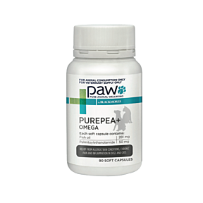 Paw Purepea+ Omega for Dogs & Cats 90 Capsules