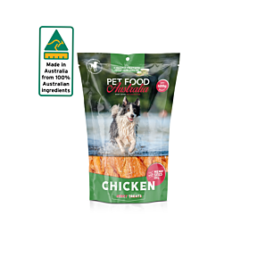 Pet Food Australia Chicken Jerky Dog Treats 500g