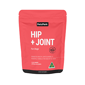 Petz Park Hip + Joint Powder Supplement For Dogs Front