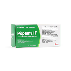 Popantel F Allwormer Dog Large 35kg 42 Tablets