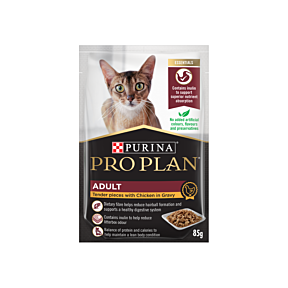 Pro Plan Adult Cat Chicken in Gravy 12 x 85g Front