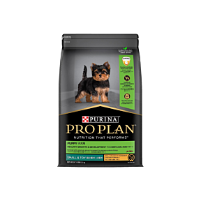 Pro Plan Healthy Growth & Development Puppy Small & Toy Breeds Chicken Front