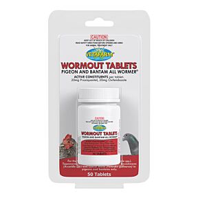 Wormout Pigeon 50 Tablets