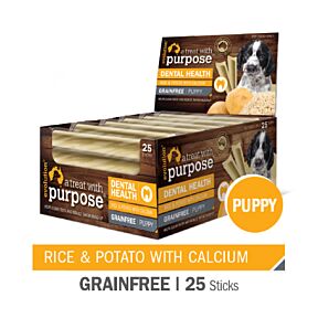 Evolution Puppy Dental Rice and Potato with Calcium 25 Sticks (1 Box)