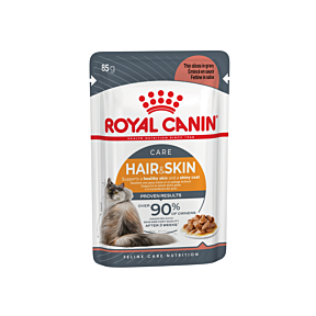 Royal Canin Health Nutrition Cat Hair & Skin Care Gravy 12 x 85g