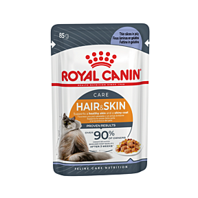Royal Canin Health Nutrition Cat Hair & Skin Care Jelly 12 x 85g