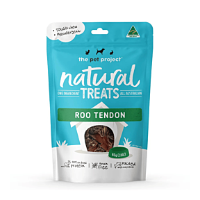 The Pet Project Natural Treats Kangaroo Tendon 80g
