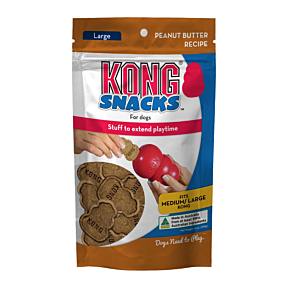 KONG Snacks Peanut Butter Dog Treats Large 300g