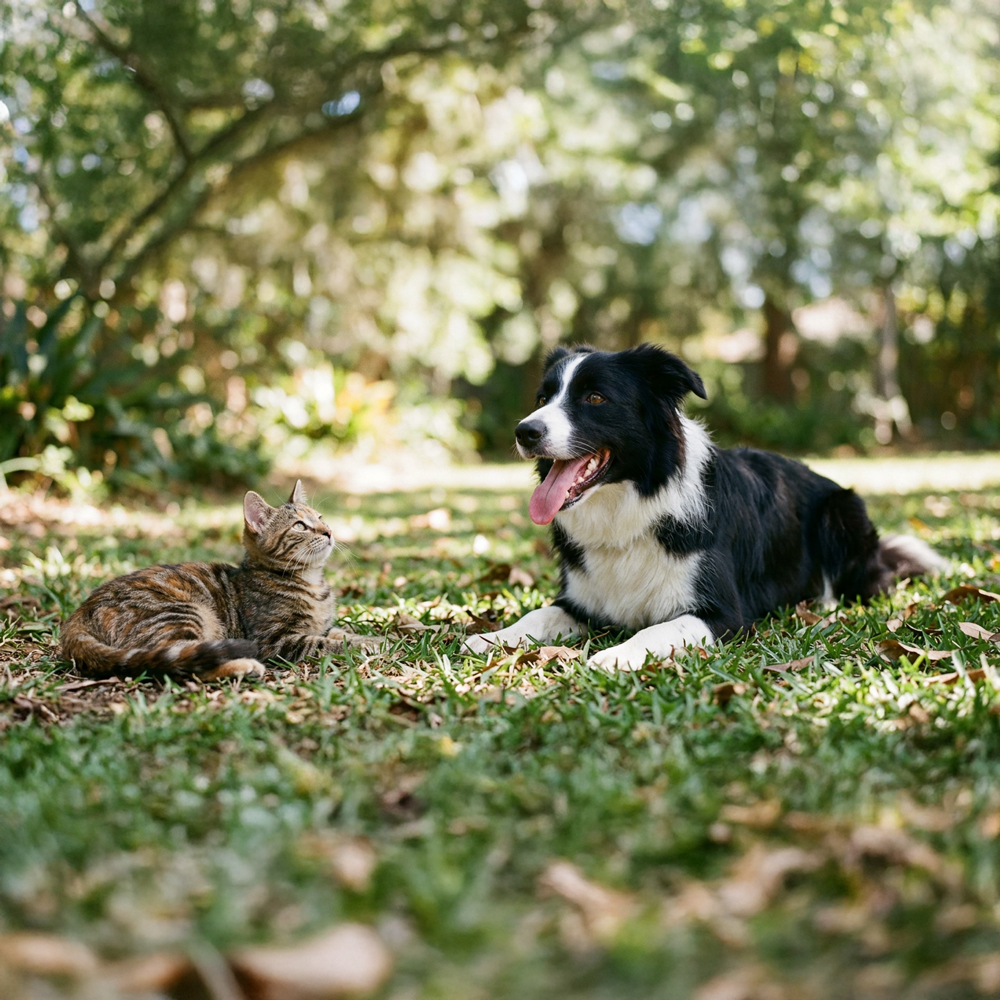 Dog and cat