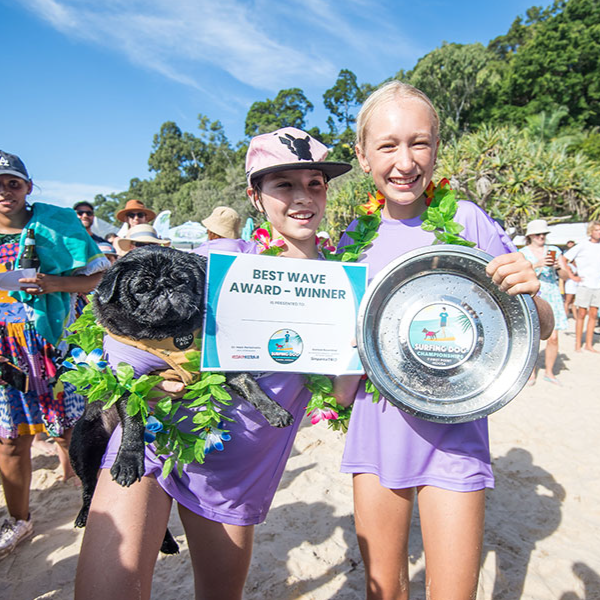 2022 Best Wave Award winners Freddy, Lily and Opal